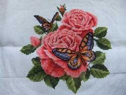 Cross stitch square for Lilly Mae S's quilt