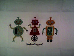 Cross stitch square for Tom M's quilt