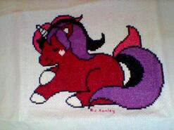 Cross stitch square for any child