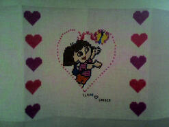 Cross stitch square for Willow H's quilt