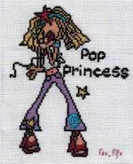Cross stitch square for Caitlin M's quilt