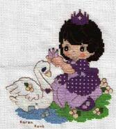 Cross stitch square for Caitlin M's quilt