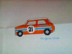 Cross stitch square for (QUILTED) Vehicles's quilt