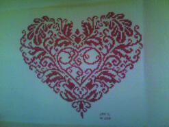 Cross stitch square for Grace O's quilt