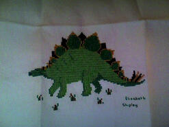 Cross stitch square for Cameron E's quilt