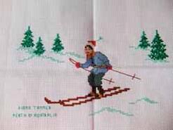 Cross stitch square for Michael-Owen's quilt
