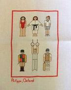 Cross stitch square for Michael-Owen's quilt