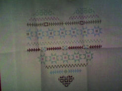 Cross stitch square for Millie A's quilt