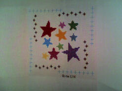 Cross stitch square for Taylor's quilt