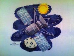 Cross stitch square for Taylor's quilt