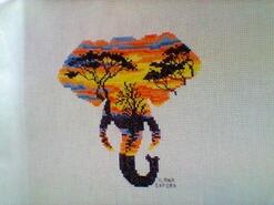 Cross stitch square for Felicity A's quilt