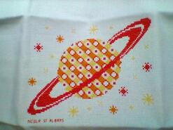 Cross stitch square for Alexander S's quilt