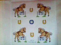 Cross stitch square for any child