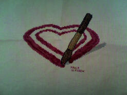 Cross stitch square for Alivia's quilt
