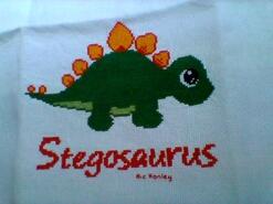 Cross stitch square for Harri's quilt