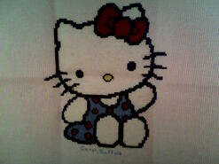 Cross stitch square for Grace K's quilt
