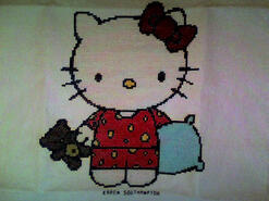 Cross stitch square for Grace K's quilt