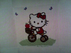 Cross stitch square for Grace K's quilt