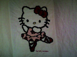 Cross stitch square for Grace K's quilt