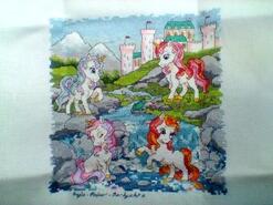 Cross stitch square for any child