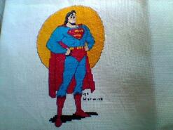Cross stitch square for Tyler H's quilt