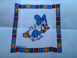 Cross stitch square for any child