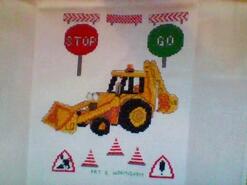 Cross stitch square for any child