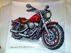 Cross stitch square for Hudson J's quilt