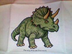 Cross stitch square for any child