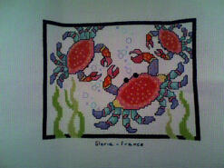 Cross stitch square for Benjamin W's quilt