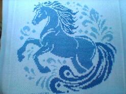 Cross stitch square for any child
