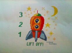 Cross stitch square for any child