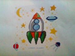 Cross stitch square for any child