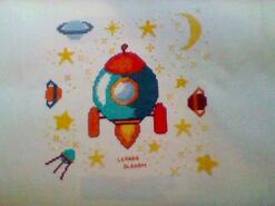 Cross stitch square for any child