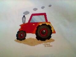 Cross stitch square for any child