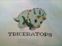 Cross stitch square for any child