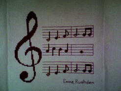 Cross stitch square for Tom B's quilt