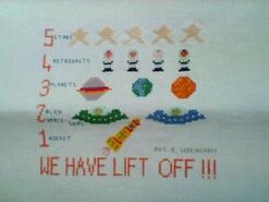 Cross stitch square for any child
