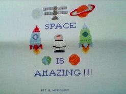 Cross stitch square for any child