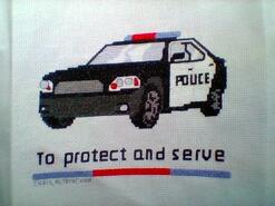 Cross stitch square for any child