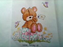 Cross stitch square for A W's quilt