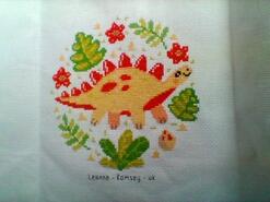 Cross stitch square for any child
