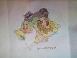 Cross stitch square for any child
