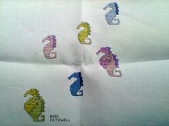 Cross stitch square for any child