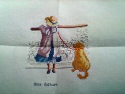 Cross stitch square for any child