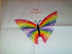Cross stitch square for any child