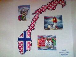 Cross stitch square for any child