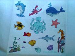 Cross stitch square for any child