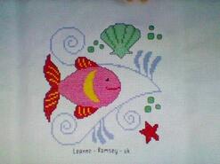 Cross stitch square for any child