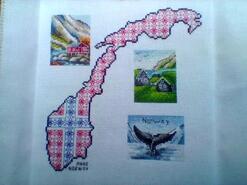 Cross stitch square for any child